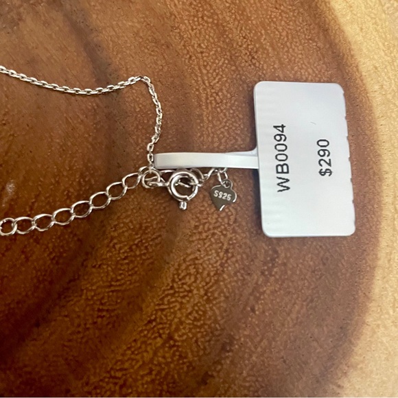 Moissanite Solitaire With Square Halo Adjustable Chain Bracelet in 925 Silver - Picture 6 of 7